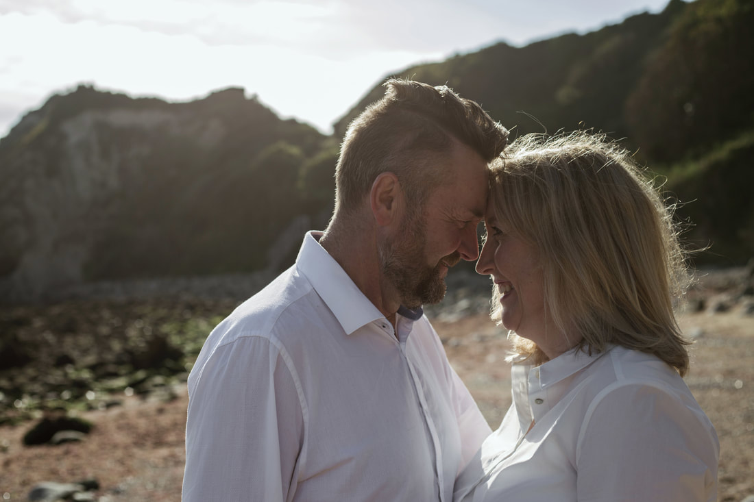 Celia & Paul's Engagement Shoot at Woody Bay, Isle of Wight - Holly Cade Photography, UK based Wedding and Portrait Photographer