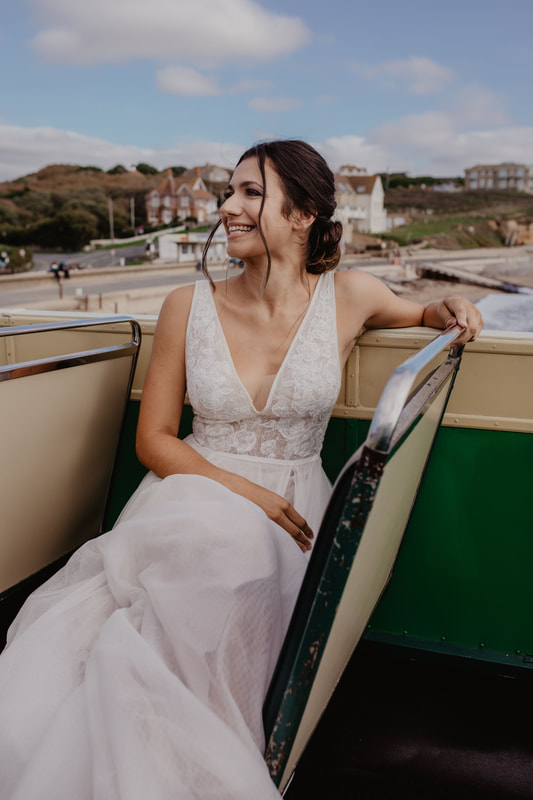 Southern Vectis The Old Girl Vintage Wedding Bus Photo Shoot, Isle of Wight : Holly Cade - Alternative Candid Documentary Wedding & Portrait Photographer. Available to shoot on the Isle of Wight, Portsmouth, Southampton, Hampshire, the South Coast of England, throughout the UK and Worldwide.