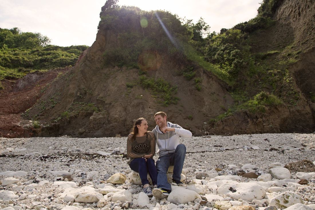 Laura & Joe's Engagement Shoot at Steephill Cove (3) - Isle of Wight Wedding Photographer