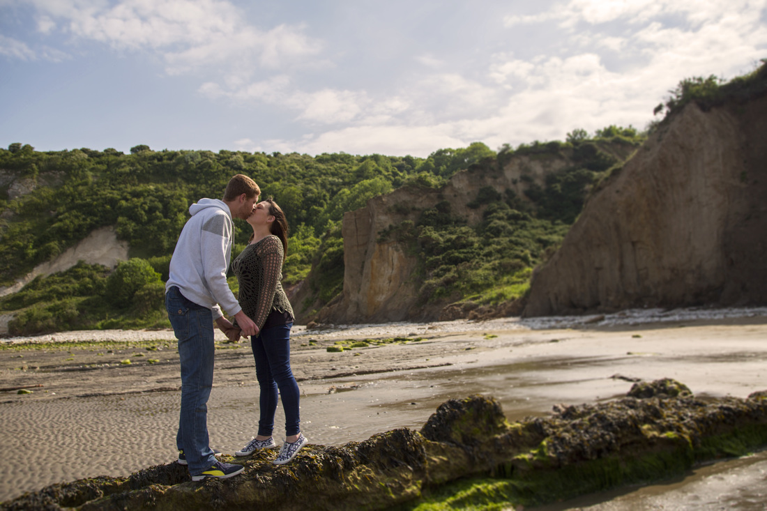 Laura & Joe's Engagement Shoot at Steephill Cove (1) - Isle of Wight Wedding Photographer