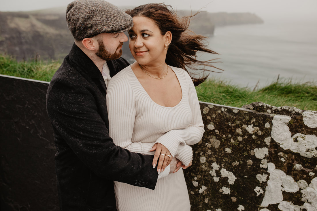 Dublin & Cliff's of Moher Engagement photo shoot in Ireland by Holly Cade - Alternative Candid Documentary Wedding & Portrait Photographer on the Isle of Wight.
