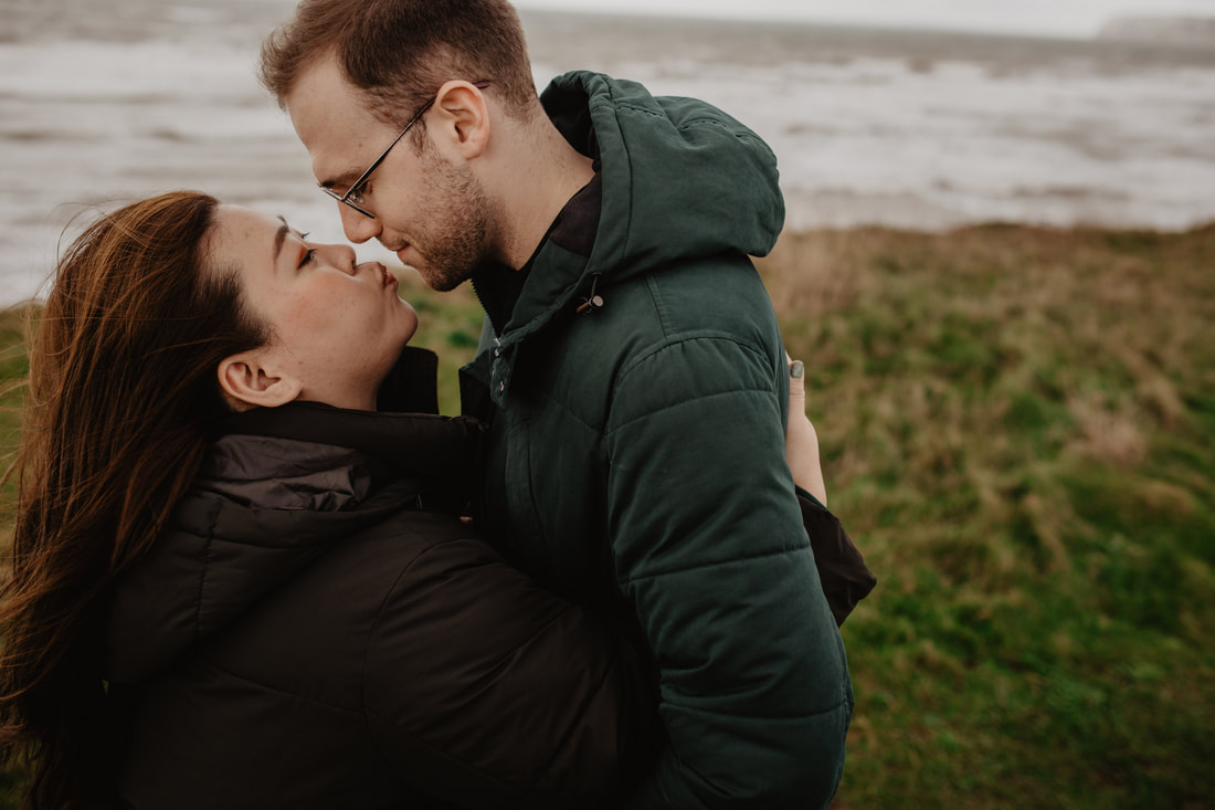 Gwen & Rhys Engagement Shoot at Compton Beach - Holly Cade - Alternative Candid Documentary Wedding & Portrait Photographer. Available to shoot on the Isle of Wight, Portsmouth, Southampton, Hampshire, the South Coast of England, throughout the UK