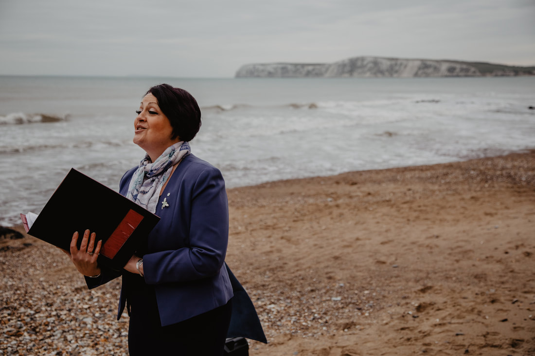Hannah & Simon's Vow Renewal at Compton Beach and The Needles Battery : Holly Cade - Alternative Candid Documentary Wedding & Portrait Photographer. Available to shoot on the Isle of Wight, Portsmouth, Southampton, Hampshire, the South Coast of England, throughout the UK and Worldwide.