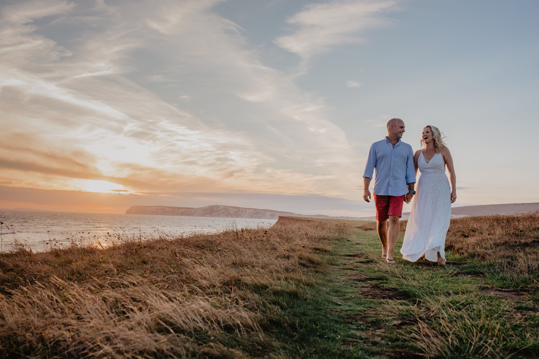 Jen & Nick's Festival Styled Clifftop Wedding at Compton Beach - Holly Cade - Alternative Candid Documentary Wedding & Portrait Photographer. Available to shoot on the Isle of Wight, Portsmouth, Southampton, Hampshire, the South Coast of England, throughout the UK and Worldwide.Picture