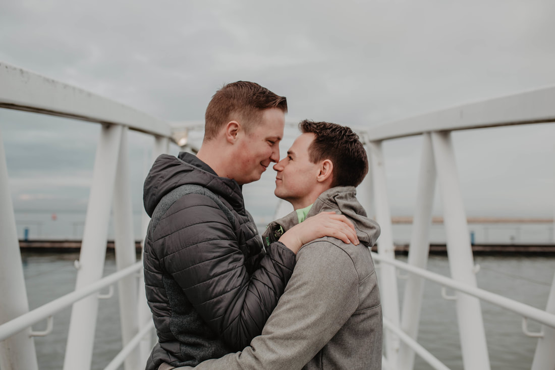 Lawrence & Nick's Engagement Shoot in Cowes, Isle of Wight - Photos by Holly Cade, UK Wedding & Portrait Photographer.