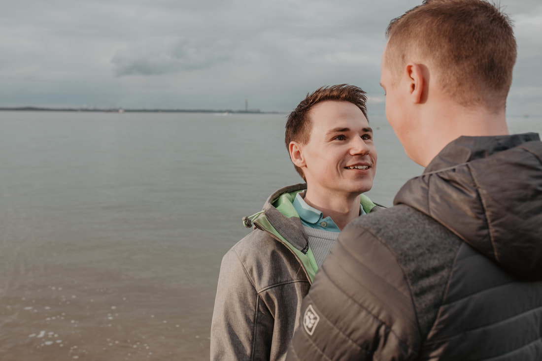 Lawrence & Nick's Engagement Shoot in Cowes, Isle of Wight - Photos by Holly Cade, UK Wedding & Portrait Photographer.