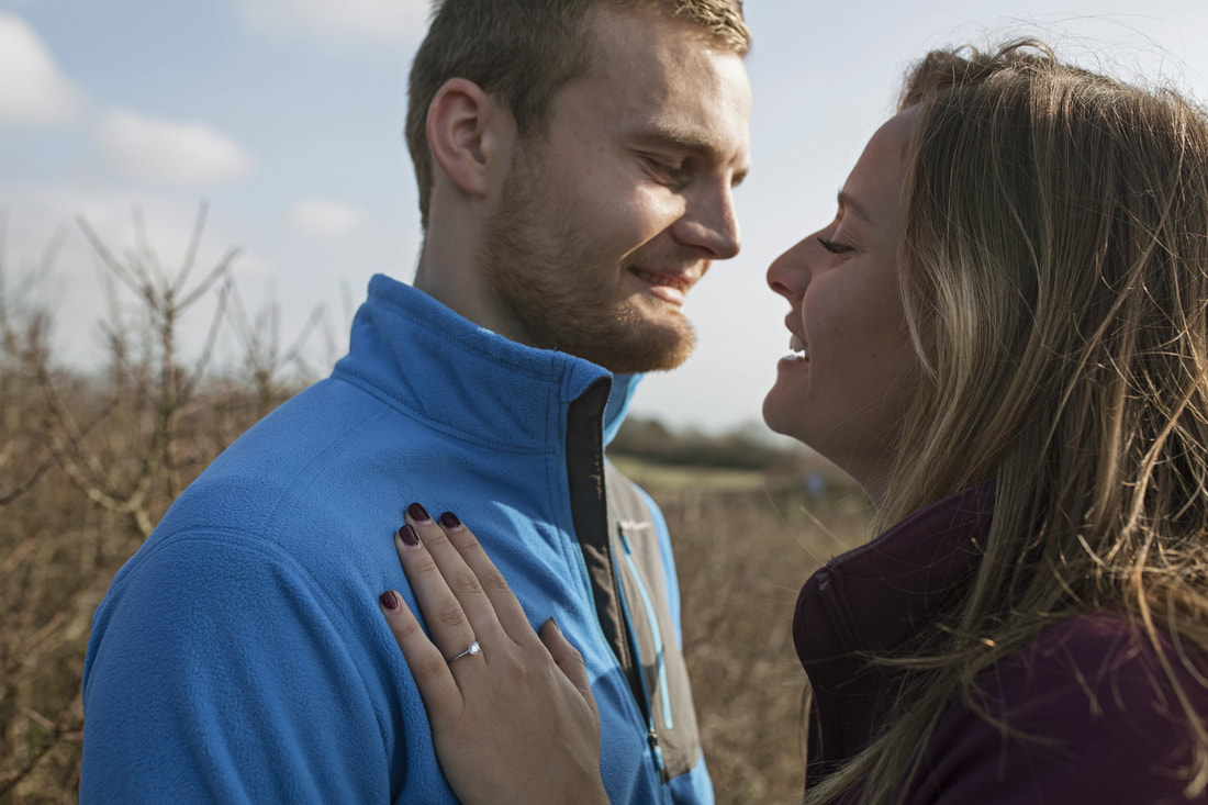 Peter & Mallory's real proposal at St. Catherine's Lighthouse, Isle of Wight - Holly Cade, UK Wedding & Portrait Photographer.