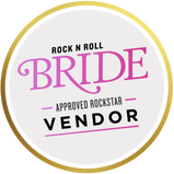 Holly Cade - Real wedding featured on Rock n Roll Bride